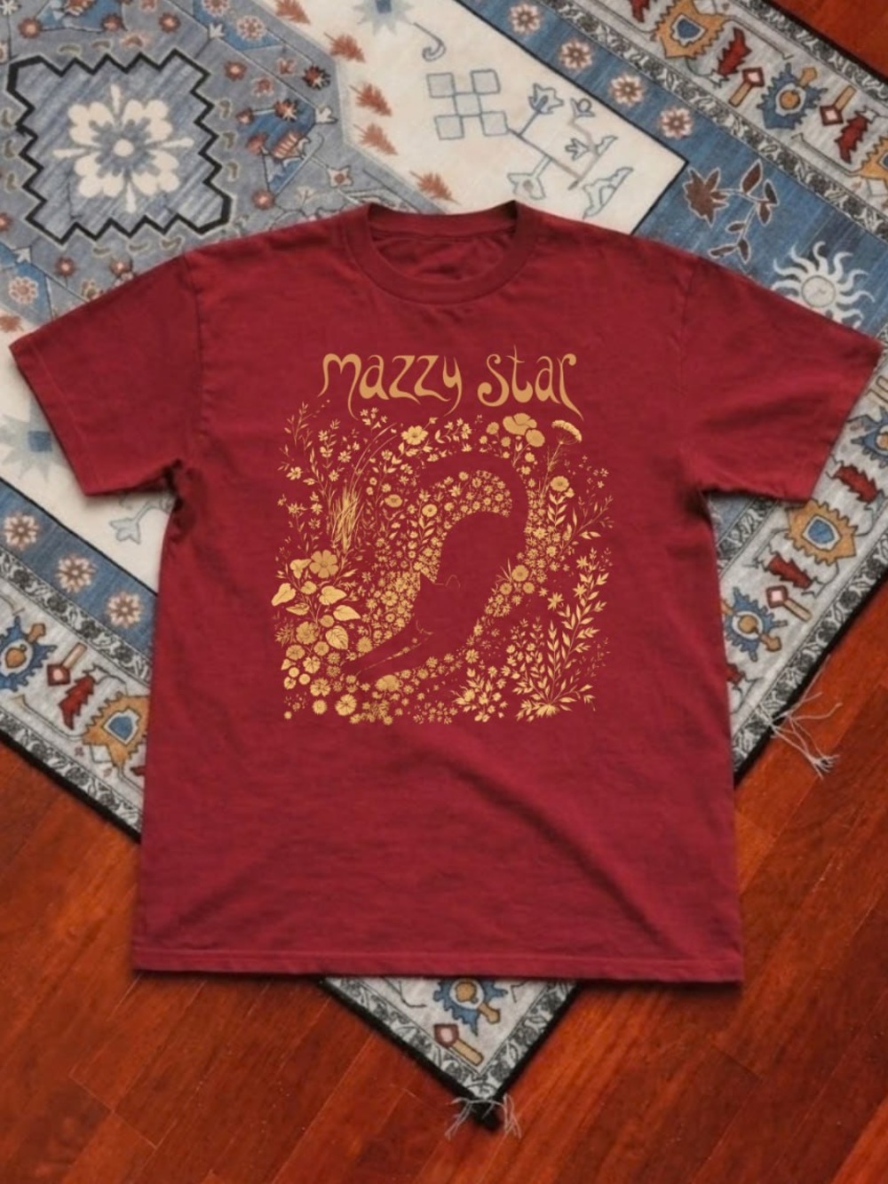Antique cherry red Mazzy Star Short Sleeve Graphic Tee